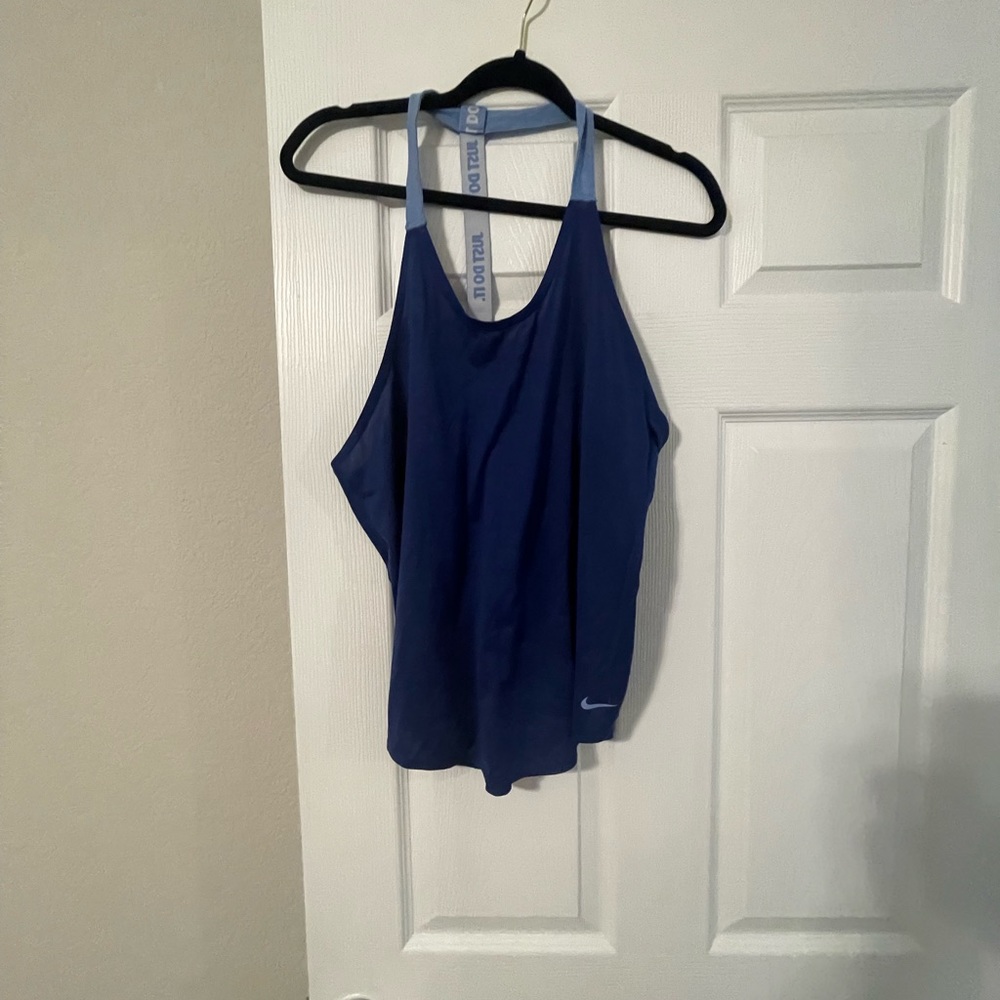 Nike Blue Large Dri fit tank
